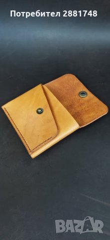 Портфейл от естествена телешка кожа., снимка 5 - Портфейли, портмонета - 33836639