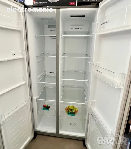 Хладилник с фризер Side by Side Gorenje NRS8182KX , снимка 5 - Хладилници - 56049242