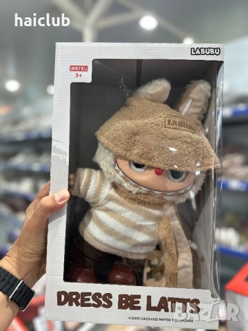 Лабубу голямо -Зимомо,Енджъл/labubu big Zimomo ,Angel, снимка 9 - Кукли - 52517367