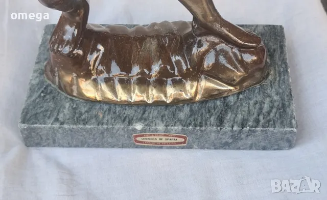 Скулптура Леонидас От Спарта , снимка 4 - Антикварни и старинни предмети - 47357182