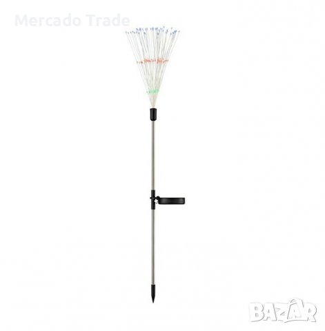 Декоративна лампа Mercado Trade, RGB, Соларна, Фойерверки, 90см, снимка 2 - Декорация за дома - 39614546