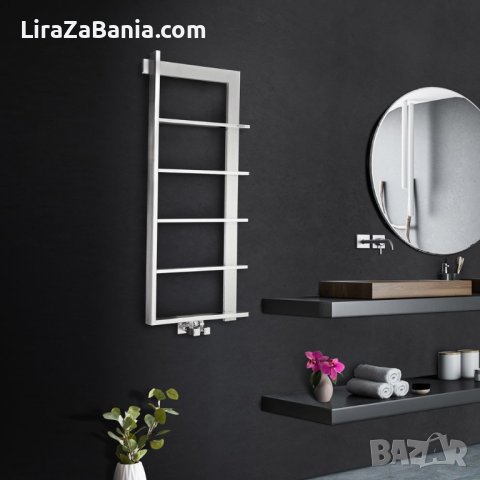 ЛУКСОЗНА ЛИРА ЗА БАНЯ СЕРИЯ STEP цвят crome Polished & Brushed - 1200x500