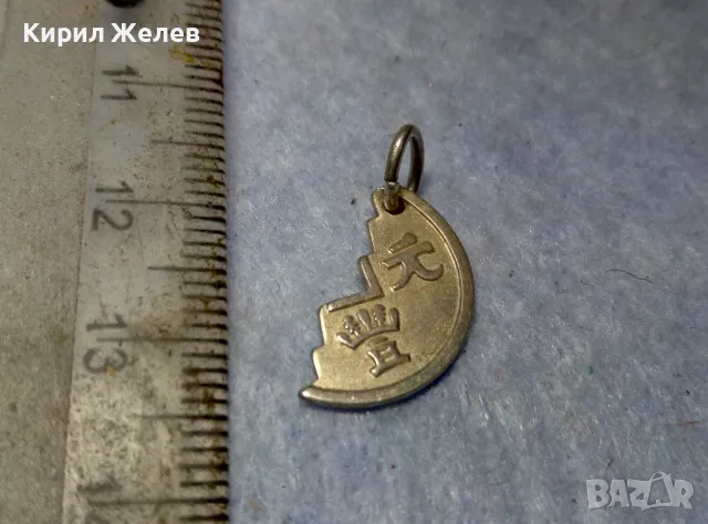 ДВУСТРАНЕН СРЕБЪРЕН АРТ ПЕНДАНТ с ЙЕРОГЛИФИ и ГРАВИРАНО Име Manuel СРЕБРО ВИСОКА ПРОБА 49344, снимка 8 - Колиета, медальони, синджири - 49600896