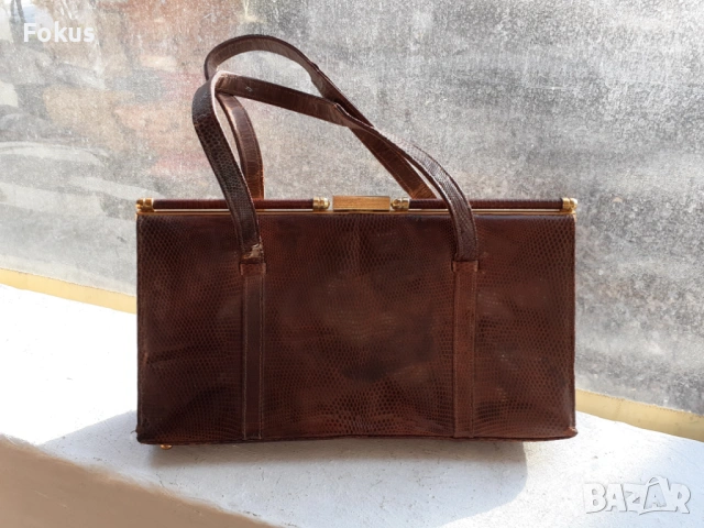 Маркова дамска чанта със забележки, снимка 3 - Антикварни и старинни предмети - 53490720