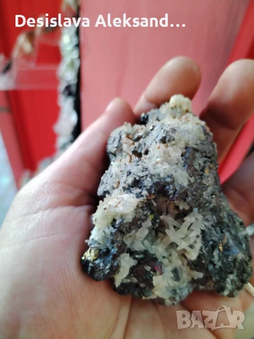 Галенит със сфалерит, пирит и кварц, много изгодно , снимка 1