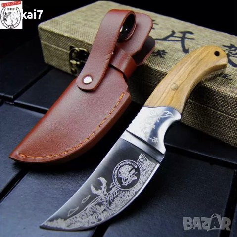 ловен ноЖ за дране на животни тактически военен подходящ за ловец, снимка 6 - Ножове - 42066002