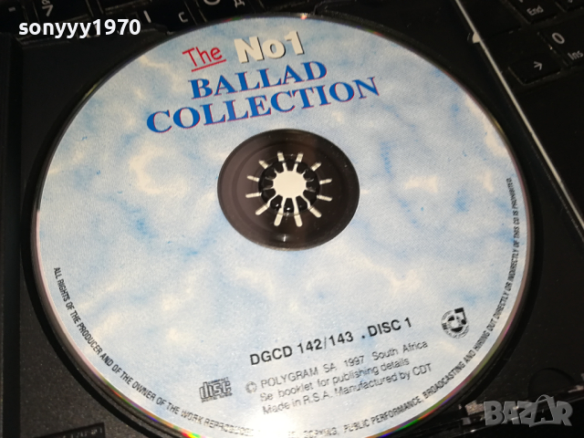 THE No1 BALLAD COLLECTION CD 0303240801, снимка 2 - CD дискове - 44580026