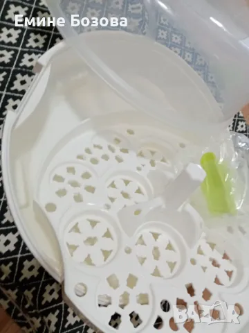 Стерилизатор-шишета бебе  за микровълнова , снимка 2 - Стерилизатори - 50324593