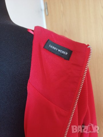 Червена рокля Gerry Weber Xl, снимка 2 - Рокли - 42132721