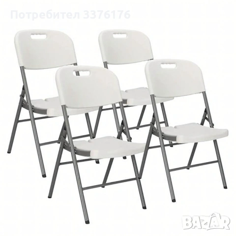 Комплект столове, снимка 2 - Градински мебели, декорация  - 53204311