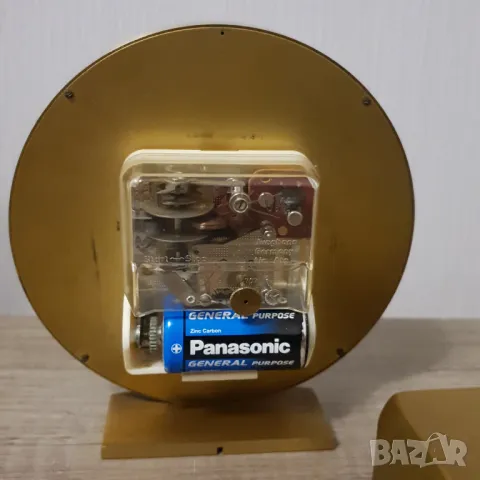 Настолен бронзов часовник  junghans ATO- MAT, снимка 7 - Антикварни и старинни предмети - 48410149