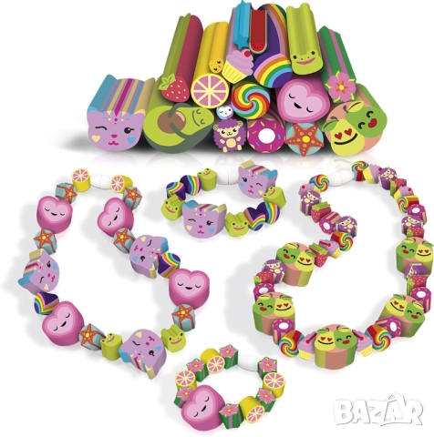 Игри за Дете, Комплект за Бижута, Гривни, 18 Stix - Lansay Cutie Stix Maxi Pop Refill Set Играчки!, снимка 4 - Други - 52245299