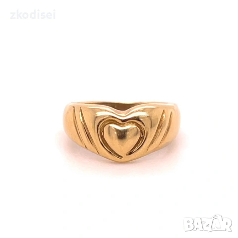 Златен дамски пръстен 2,33гр. размер:47 18кр. проба:750 модел:36310-1