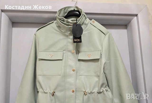  Ново със етикет. Дамско кожено якенце . , снимка 7 - Якета - 53847076