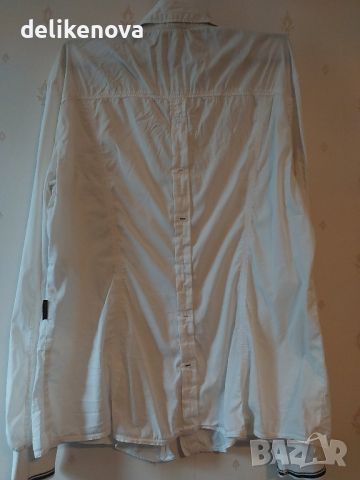 MarCain Original Size XL Бяла риза, снимка 6 - Ризи - 44567001