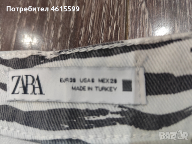 дънкови панталонки на Zara, снимка 3 - Къси панталони и бермуди - 53772921