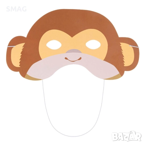 Хелоуин / Halloween хартиени маски животни 8 бр._1206912, снимка 4 - Други - 52139550