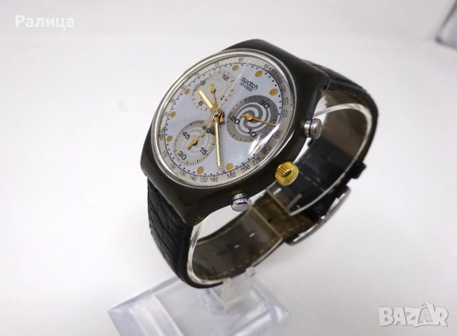 Часовник Swatch хронограф с 22 камъка, снимка 5 - Мъжки - 53639143