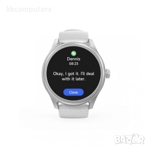 HAMA “5010”, Бял, Кръгъл, 1.38", 178617 Водоустойчив, Смарт часовник, снимка 2 - Смарт часовници - 50951846