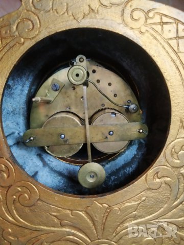 бароков каминен часовник, снимка 6 - Антикварни и старинни предмети - 34446158