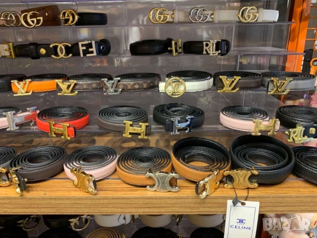 колани от естествена кожа в кутия ysl saint laurent hermes celine , снимка 10 - Колани - 51562132