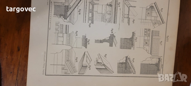 Уникална старинна книга за архитекти и инженери, снимка 5 - Специализирана литература - 51650421