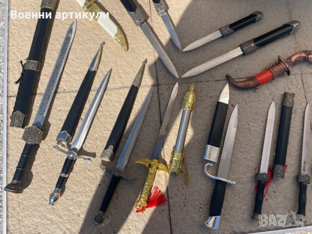 Метални сувинирни ножове саби , снимка 3 - Ножове - 56121756