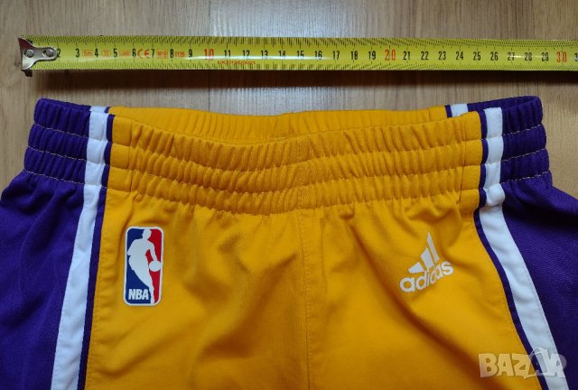 NBA / Los Angeles Lakers / Adidas - баскетболни детски шорти 140см., снимка 7 - Детски къси панталони - 41924832