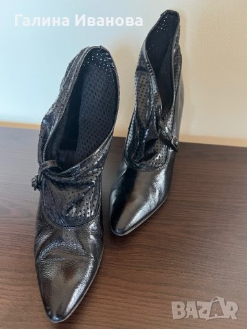 Елегантни боти, снимка 2 - Дамски обувки на ток - 42387342