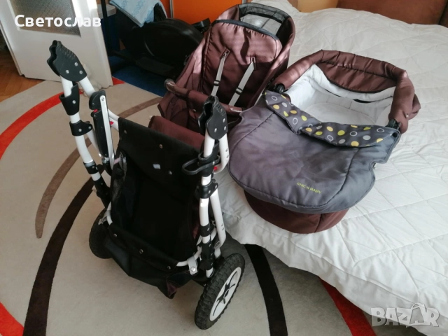 Бебешка детска количка Bellami, снимка 7 - Детски колички - 51659083