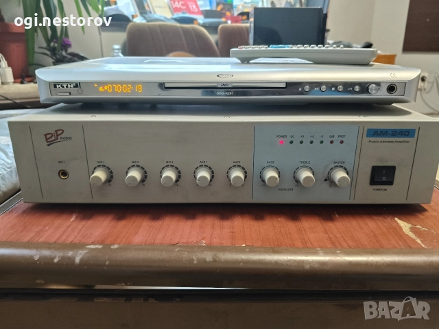 Усилвател PiP Audio AM-240, снимка 5 - Ресийвъри, усилватели, смесителни пултове - 52573297