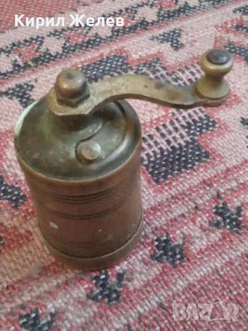 Стара бронзова мелничка 53654, снимка 4 - Антикварни и старинни предмети - 53422642