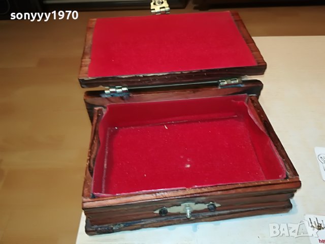 КУТИЯ КНИГА С МЕТАЛЕН ОБКОВ-ВНОС ФРАНЦИЯ 3004231032, снимка 3 - Антикварни и старинни предмети - 40533957