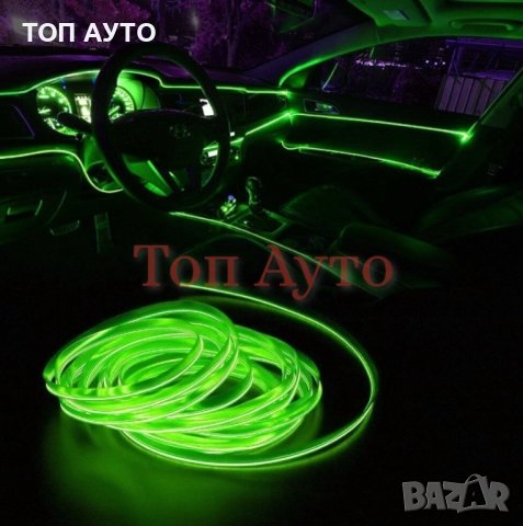 Амбиентно осветление Интериор ЛЕД Лента Светеща Декорация Кола 1м/2м, снимка 8 - Аксесоари и консумативи - 41080517