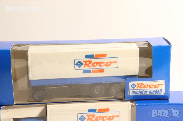 ROCO H0 1/87 VOLVO ВЛЕКАЧ РЕМАРКЕ КАМИОН МОДЕЛ, снимка 3 - Колекции - 53673779
