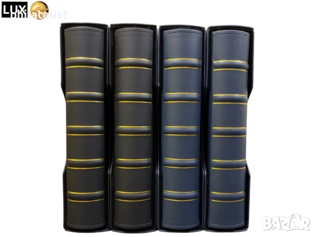 Папка с касета LUX , еко-кожа – OPTIMA стандарт - 2 броя, снимка 2 - Филателия - 52069732