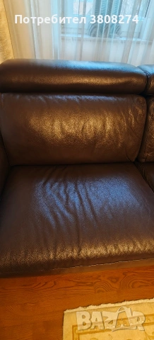 Италиански кожени дивани с релакс механизъм 2 броя , снимка 8 - Дивани и мека мебел - 53780578