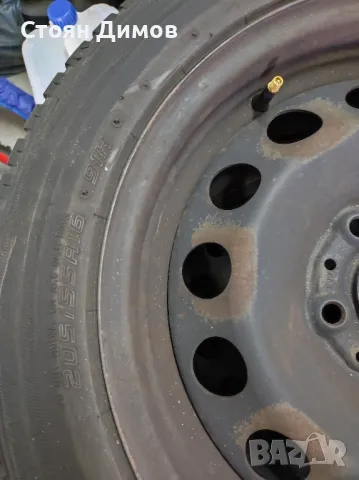 Стоманени джанти BMW 16 с нови гуми Sumitomo, снимка 6 - Гуми и джанти - 49879475