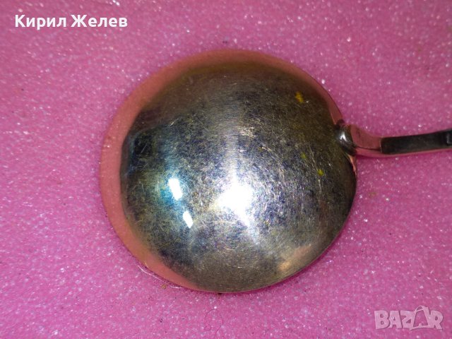 СТАРА НЕМСКА АЖУРНА КОЛЕКЦИОНЕРСКА ДЕСЕРТНА СРЕБЪРНА ЛЪЖИЧКА СРЕБРО 800 ПРОБА 43006, снимка 13 - Колекции - 44372832