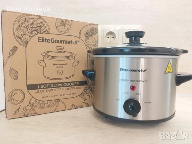 Уред за бавно готвене Elite Gourmet MST-250XS , снимка 3 - Мултикукъри - 52821930