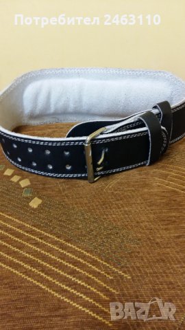 Кожен колан за вдигане на тежести , снимка 4 - Фитнес уреди - 34381689