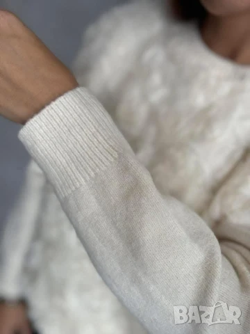 пуловер с рози , снимка 3 - Блузи с дълъг ръкав и пуловери - 50890125