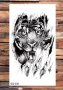 Тигър драскотина временна татуировка татос татус Tattoo, снимка 2