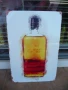Метална табела уиски Bulleit Bourbon бутилка пълна бандерол бар дискотека, снимка 1