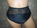 Секси черни луксозни бикини с брокат и синджирче M,L, снимка 1 - Бельо - 39644723