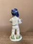 Винтидж порцеланова статуетка „Млад авиатор“, СССР, снимка 2