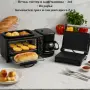 Печка,тостер и кафемашина 3 в 1 + Подарък  грил и сандвич преса 2в1, снимка 1