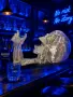 3D принтирана поставка „Скелет“ за бутилка, снимка 1