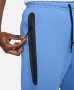 Мъжко долнище Nike Tech Fleece Polar Blue - размер S, снимка 4