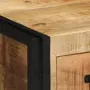 vidaXL Нощен шкаф Кафяво 40 x 40 x 59 см Солидно мангово дърво, снимка 7